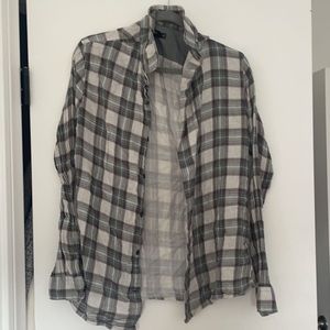Long Sleeve Flannel Button Up